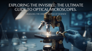 Professional optical microscopes used for scientific laboratory research.